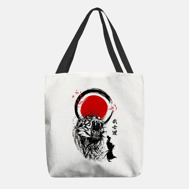 Tiger Warrior-none basic tote-Faissal Thomas