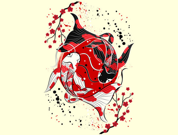 Koi Fish Yin Yang