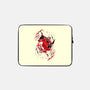 Koi Fish Yin Yang-none zippered laptop sleeve-Faissal Thomas