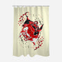 Koi Fish Yin Yang-none polyester shower curtain-Faissal Thomas
