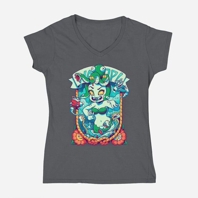 High Seas Hi-Jinx-womens v-neck tee-Bruno Mota