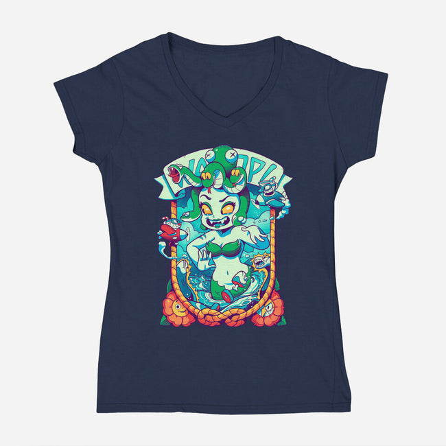 High Seas Hi-Jinx-womens v-neck tee-Bruno Mota