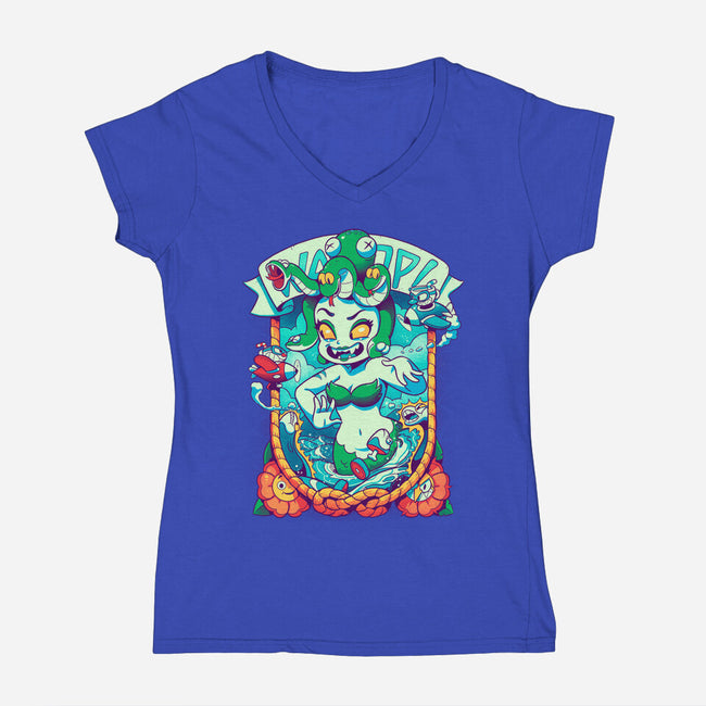 High Seas Hi-Jinx-womens v-neck tee-Bruno Mota