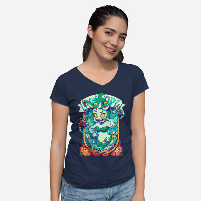 High Seas Hi-Jinx-womens v-neck tee-Bruno Mota