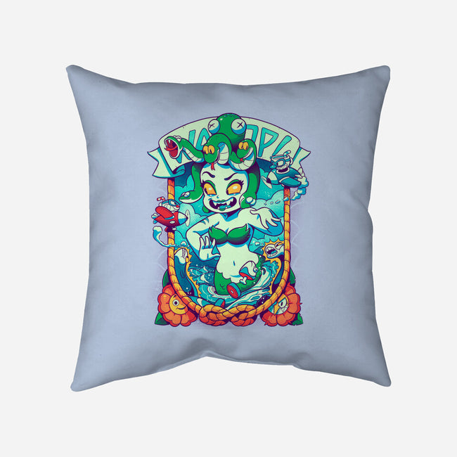 High Seas Hi-Jinx-none removable cover w insert throw pillow-Bruno Mota