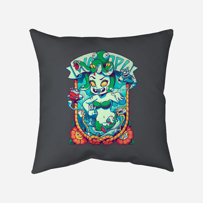 High Seas Hi-Jinx-none removable cover w insert throw pillow-Bruno Mota