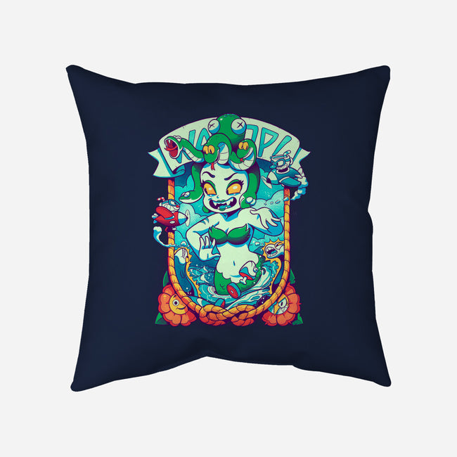 High Seas Hi-Jinx-none removable cover w insert throw pillow-Bruno Mota