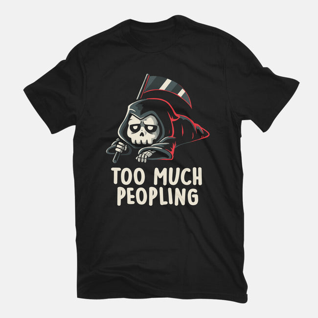 Too Much Peopling-womens basic tee-koalastudio