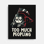 Too Much Peopling-none stretched canvas-koalastudio