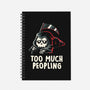 Too Much Peopling-none dot grid notebook-koalastudio