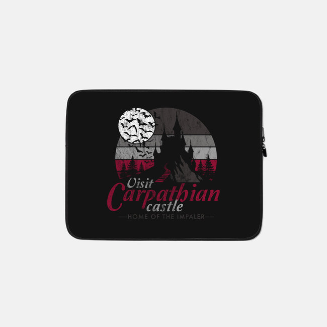 Visit Carpathian Castle-none zippered laptop sleeve-Nemons