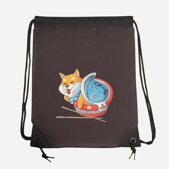 Shiba Ramen-none drawstring bag-tobefonseca
