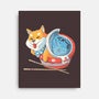 Shiba Ramen-none stretched canvas-tobefonseca