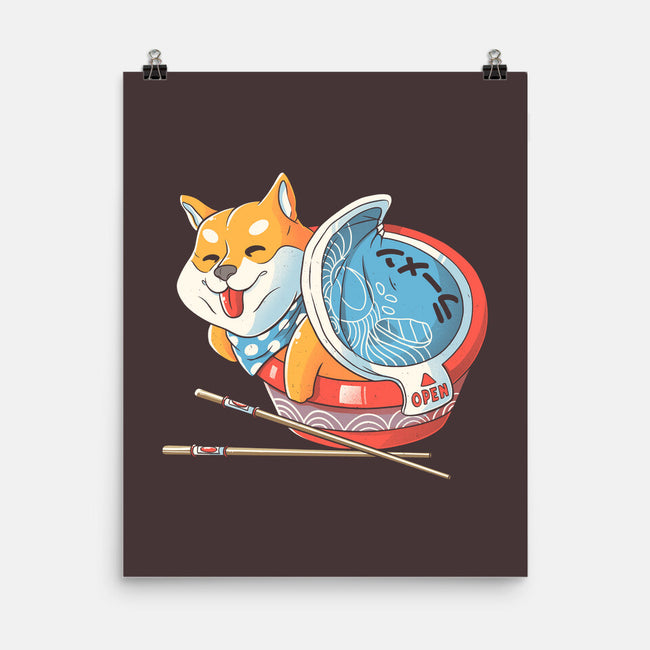 Shiba Ramen-none matte poster-tobefonseca