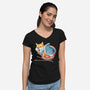 Shiba Ramen-womens v-neck tee-tobefonseca