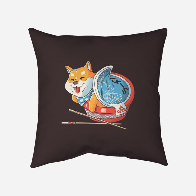 Shiba Ramen-none removable cover w insert throw pillow-tobefonseca