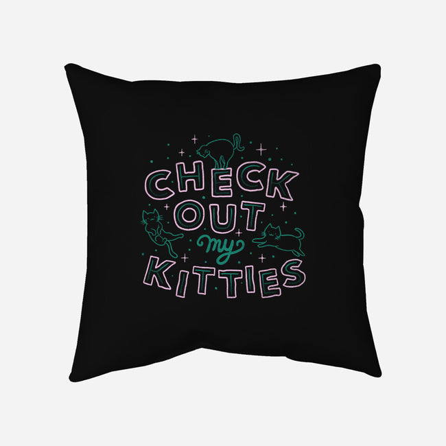 Check Out My Kitties-none removable cover w insert throw pillow-tobefonseca