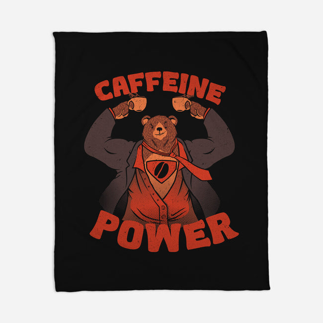 Caffeine Power-none fleece blanket-tobefonseca