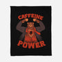 Caffeine Power-none fleece blanket-tobefonseca