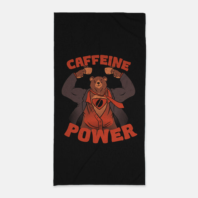 Caffeine Power-none beach towel-tobefonseca