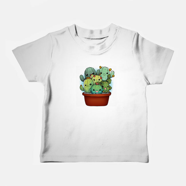 Cactus Family-baby basic tee-Vallina84
