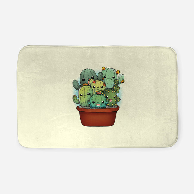 Cactus Family-none memory foam bath mat-Vallina84