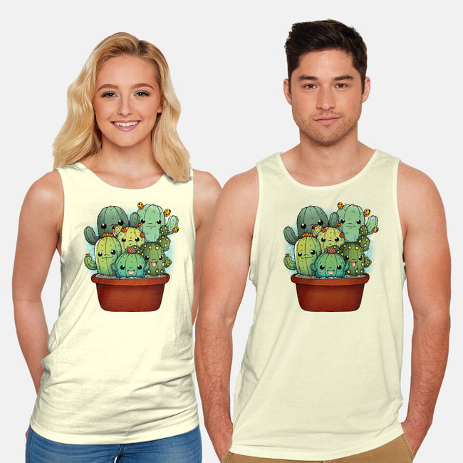 Cactus Family-unisex basic tank-Vallina84