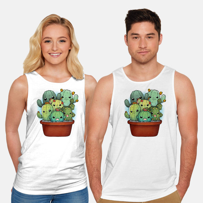 Cactus Family-unisex basic tank-Vallina84