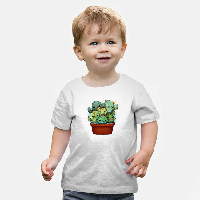 Cactus Family-baby basic tee-Vallina84