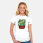 Cactus Family-womens fitted tee-Vallina84