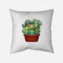 Cactus Family-none removable cover w insert throw pillow-Vallina84
