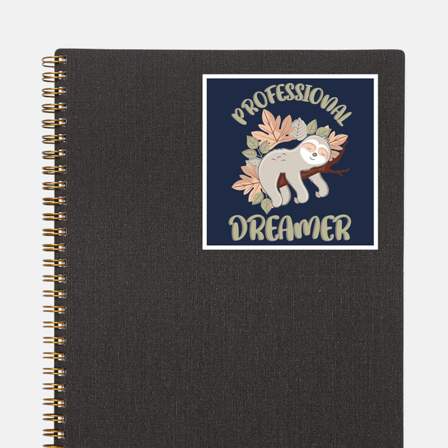 Professional Dreamer-none glossy sticker-emdesign