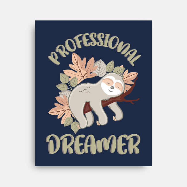 Professional Dreamer-none stretched canvas-emdesign
