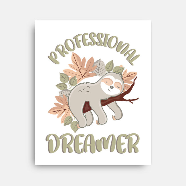 Professional Dreamer-none stretched canvas-emdesign