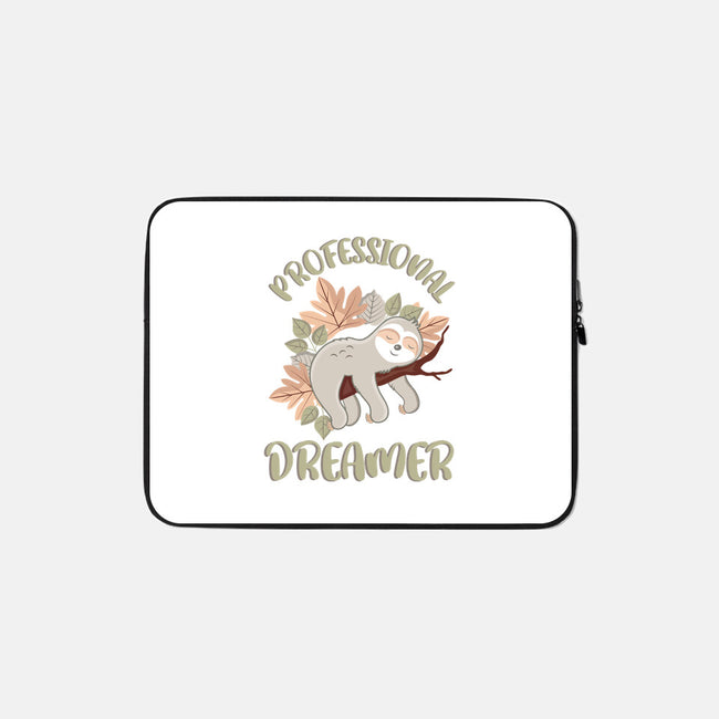 Professional Dreamer-none zippered laptop sleeve-emdesign