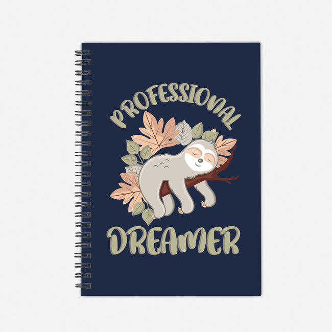 Professional Dreamer-none dot grid notebook-emdesign