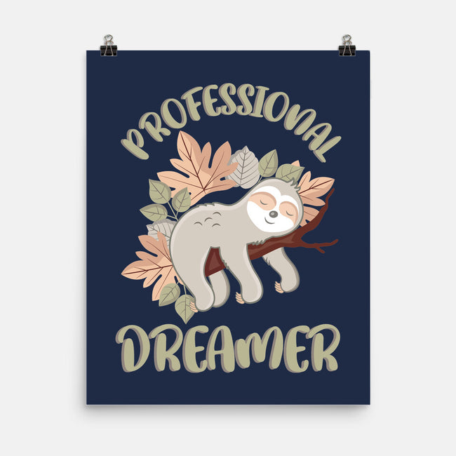 Professional Dreamer-none matte poster-emdesign