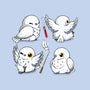 Magical Owls-baby basic onesie-Vallina84