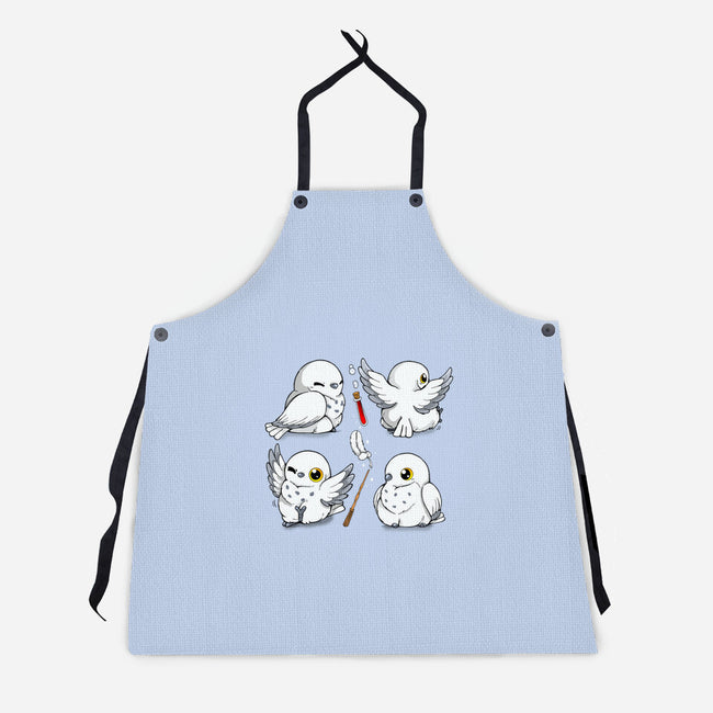 Magical Owls-unisex kitchen apron-Vallina84