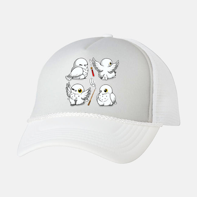 Magical Owls-unisex trucker hat-Vallina84