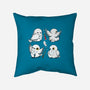 Magical Owls-none removable cover throw pillow-Vallina84