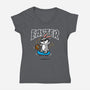Easter Skater-womens v-neck tee-Boggs Nicolas