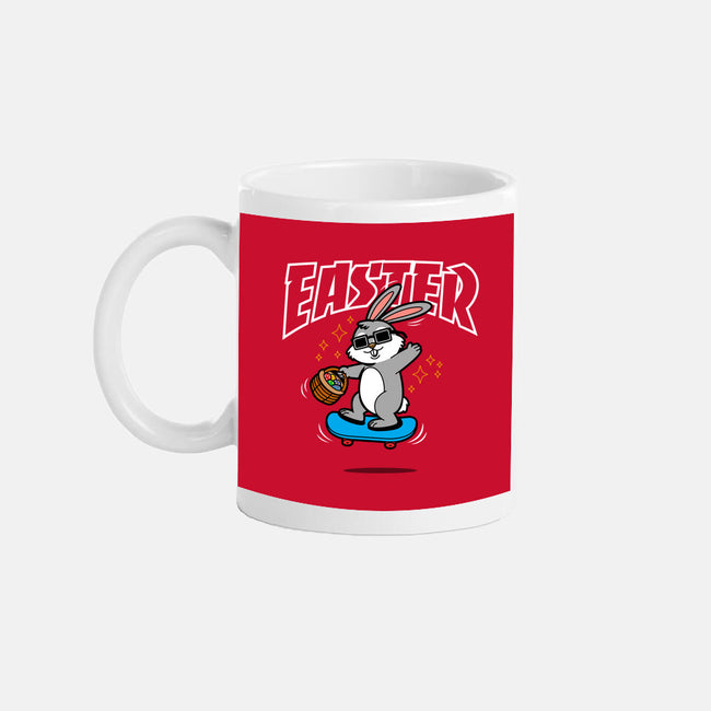 Easter Skater-none glossy mug-Boggs Nicolas