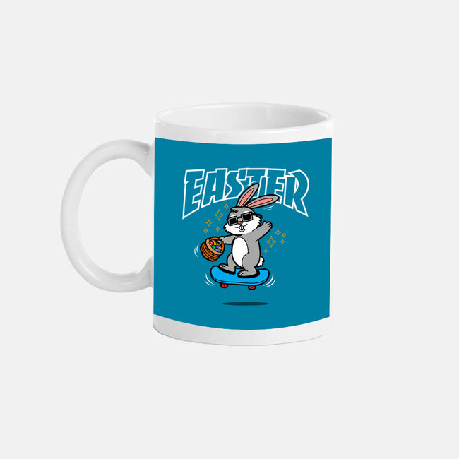 Easter Skater-none glossy mug-Boggs Nicolas