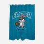 Easter Skater-none polyester shower curtain-Boggs Nicolas