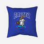 Easter Skater-none removable cover w insert throw pillow-Boggs Nicolas