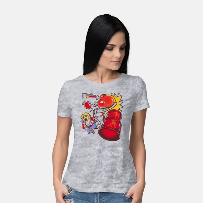 Trash Can Food-womens basic tee-estudiofitas