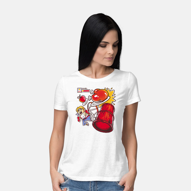 Trash Can Food-womens basic tee-estudiofitas