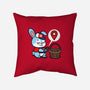 Modern Easter Bunny-none removable cover throw pillow-Boggs Nicolas