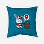 Modern Easter Bunny-none removable cover throw pillow-Boggs Nicolas